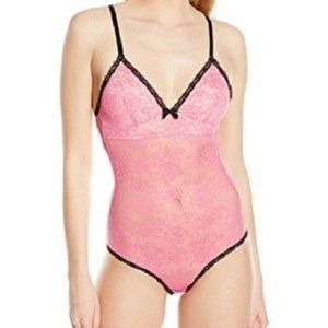 Betsey Johnson Women's Retro Lacey Bodysuit J8002